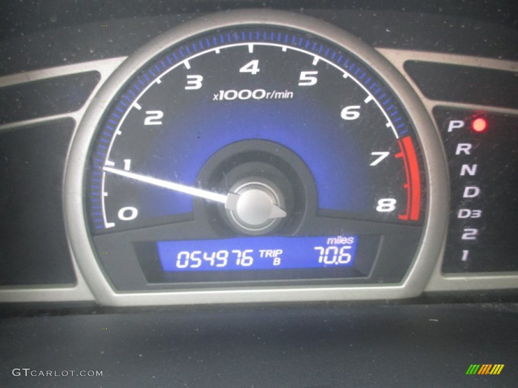 2010 Civic LX Sedan - Crystal Black Pearl / Gray photo #20