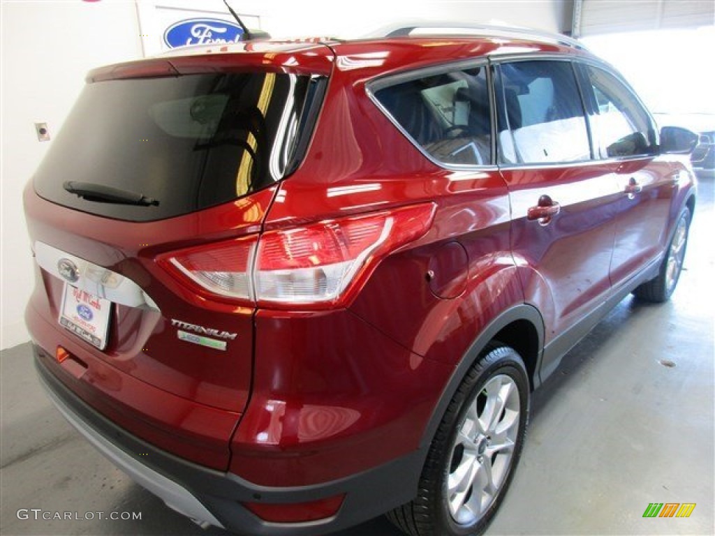 2016 Escape Titanium - Ruby Red Metallic / Charcoal Black photo #8