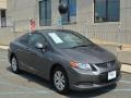 Polished Metal Metallic 2012 Honda Civic LX Coupe