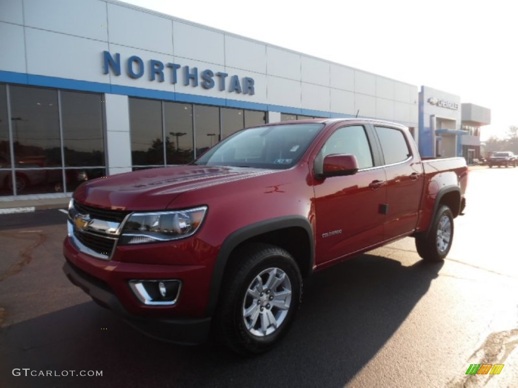 2016 Colorado LT Crew Cab 4x4 - Red Rock Metallic / Jet Black photo #1