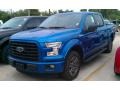 2015 Blue Flame Metallic Ford F150 XLT SuperCrew  photo #43