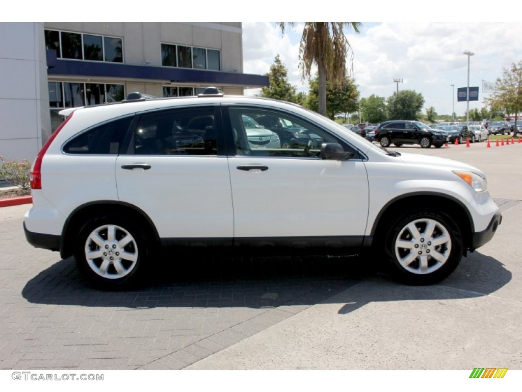 2007 CR-V EX - Taffeta White / Gray photo #4