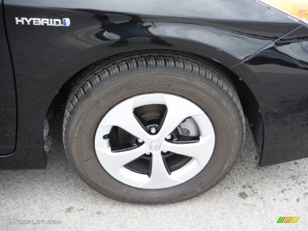 2012 Prius 3rd Gen Three Hybrid - Black / Dark Gray photo #3