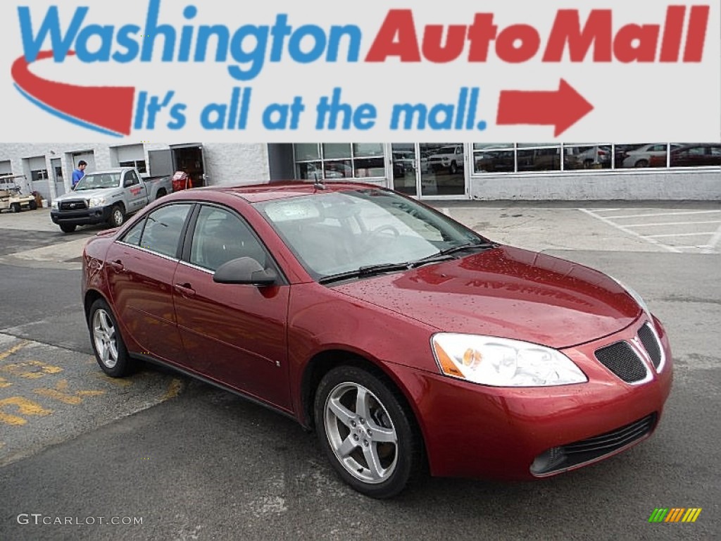 2008 G6 V6 Sedan - Performance Red Metallic / Ebony Black photo #1
