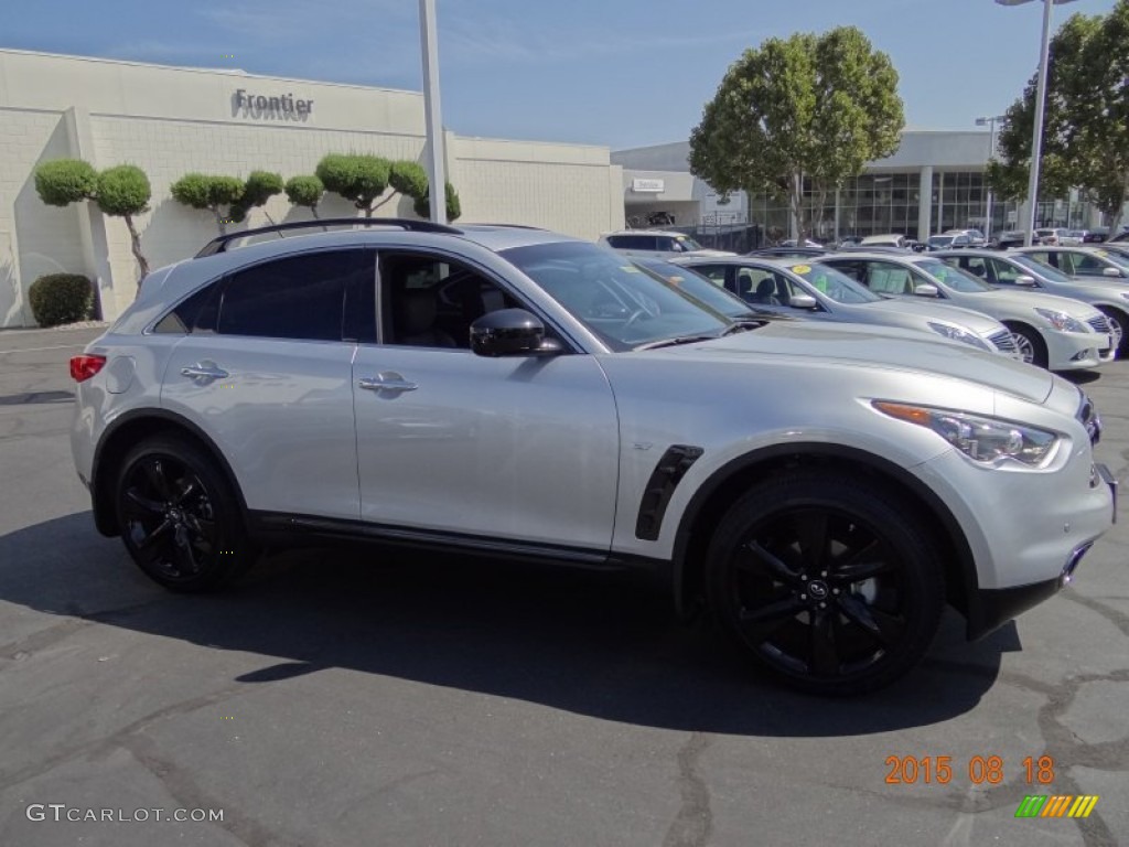 2015 QX70 AWD - Liquid Platinum / Graphite photo #5