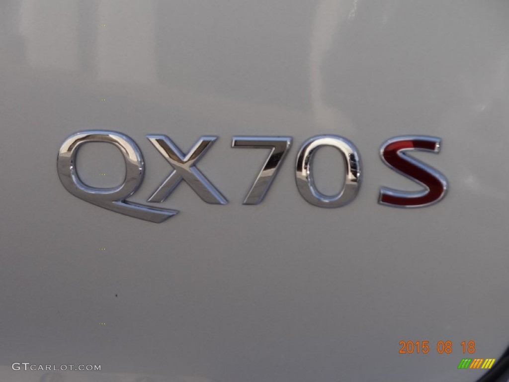 2015 QX70 AWD - Liquid Platinum / Graphite photo #7