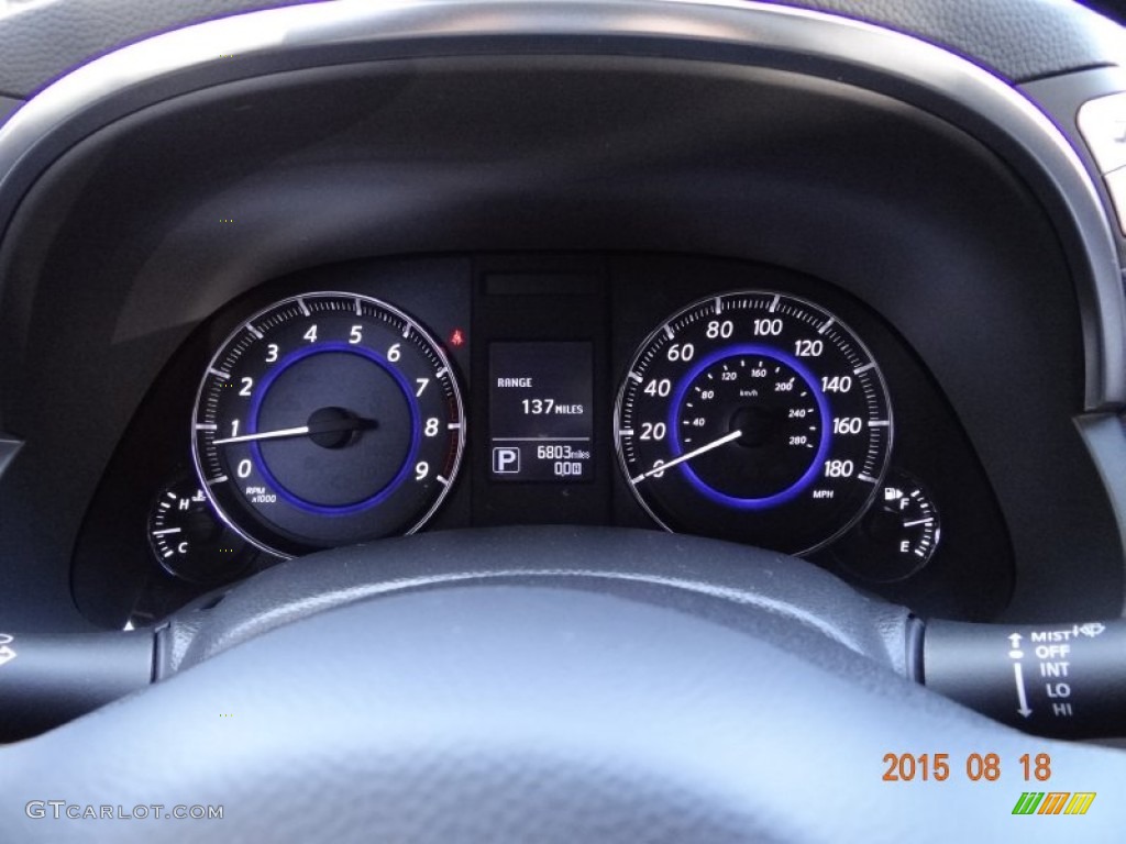 2015 QX70 AWD - Liquid Platinum / Graphite photo #9
