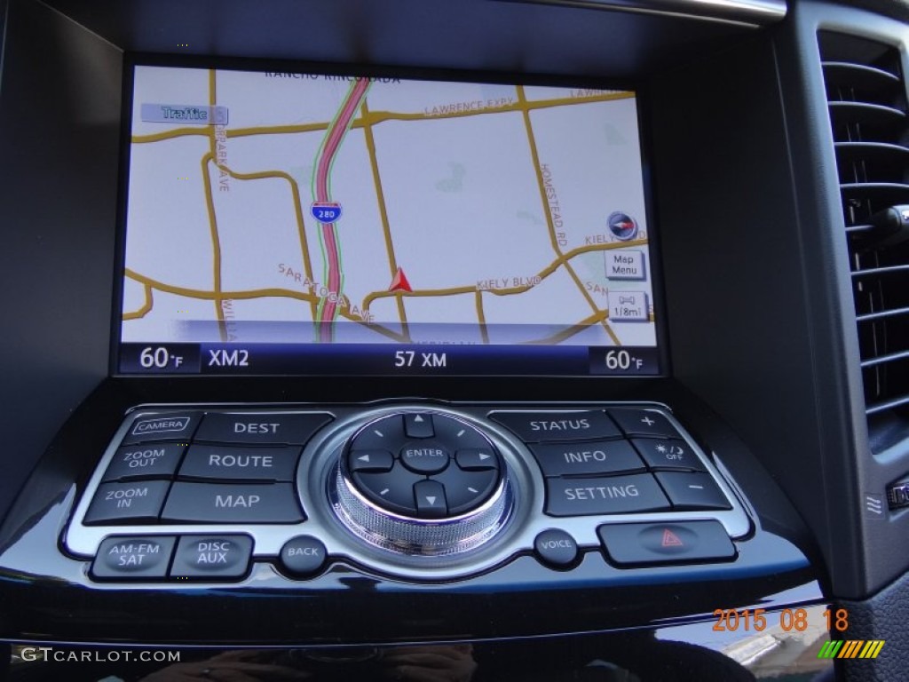 2015 QX70 AWD - Liquid Platinum / Graphite photo #11