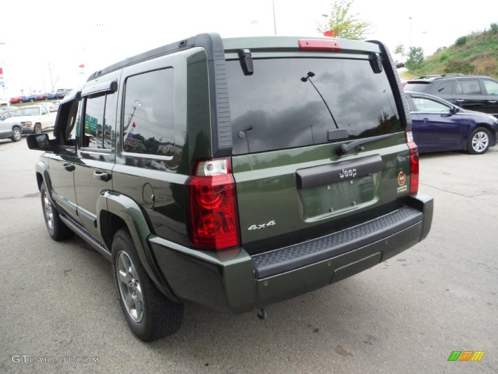 2007 Commander Sport 4x4 - Jeep Green Metallic / Medium Slate Gray photo #7