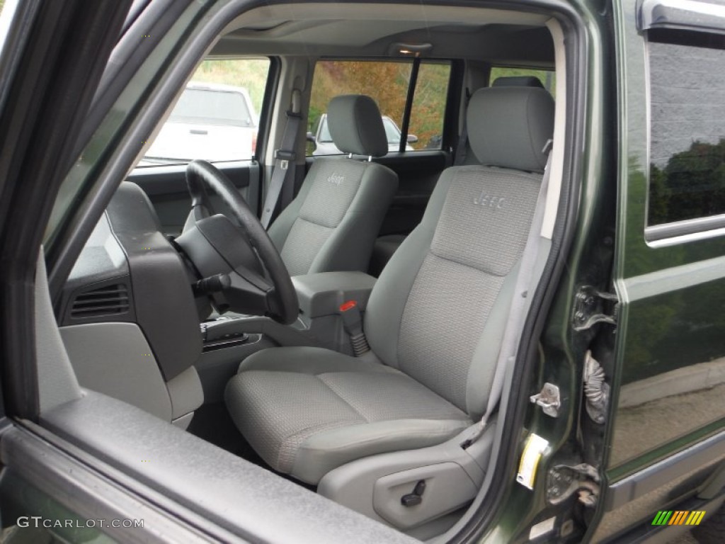 2007 Commander Sport 4x4 - Jeep Green Metallic / Medium Slate Gray photo #10