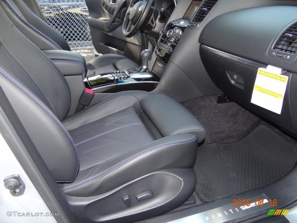 2015 QX70 AWD - Liquid Platinum / Graphite photo #20