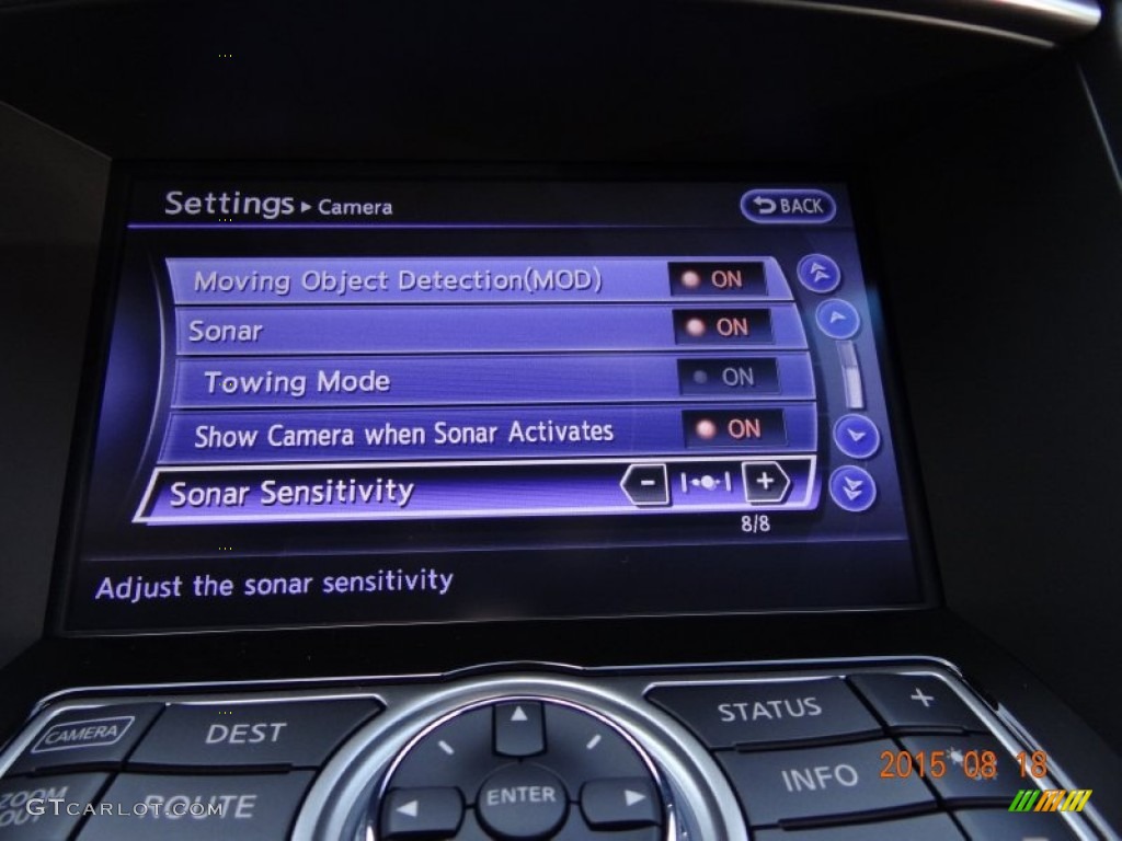 2015 QX70 AWD - Liquid Platinum / Graphite photo #24
