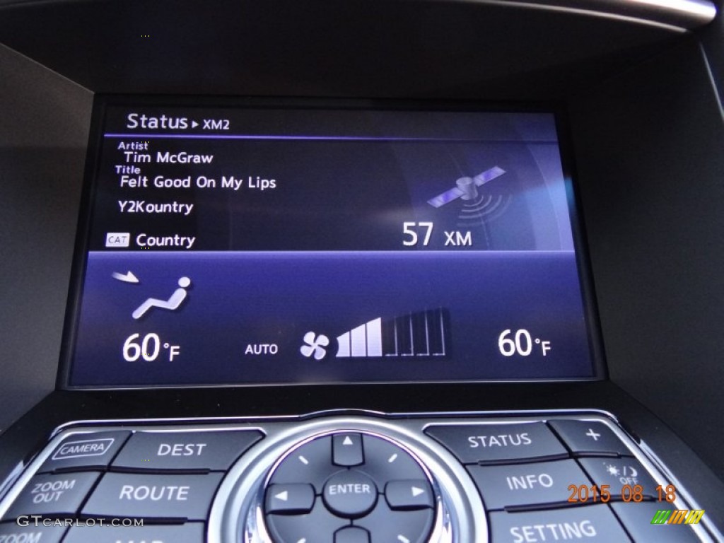 2015 QX70 AWD - Liquid Platinum / Graphite photo #25