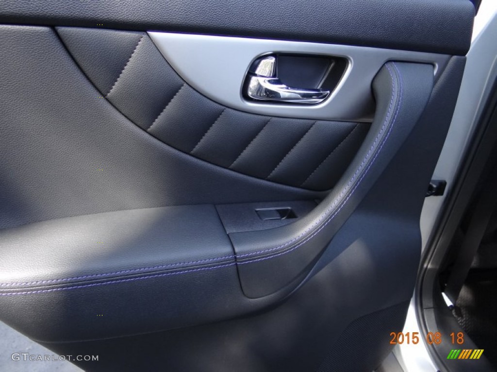2015 QX70 AWD - Liquid Platinum / Graphite photo #27