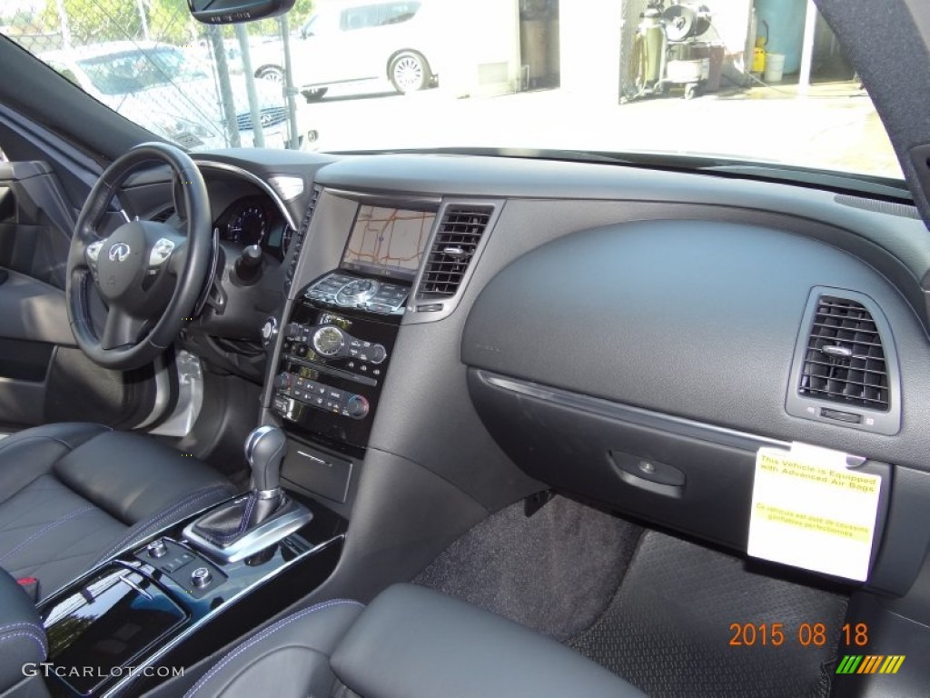 2015 QX70 AWD - Liquid Platinum / Graphite photo #28