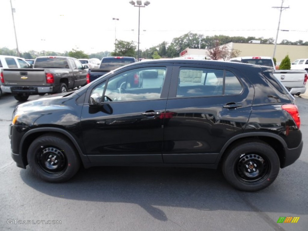 Black Granite Metallic 2015 Chevrolet Trax LS Exterior Photo #106460929
