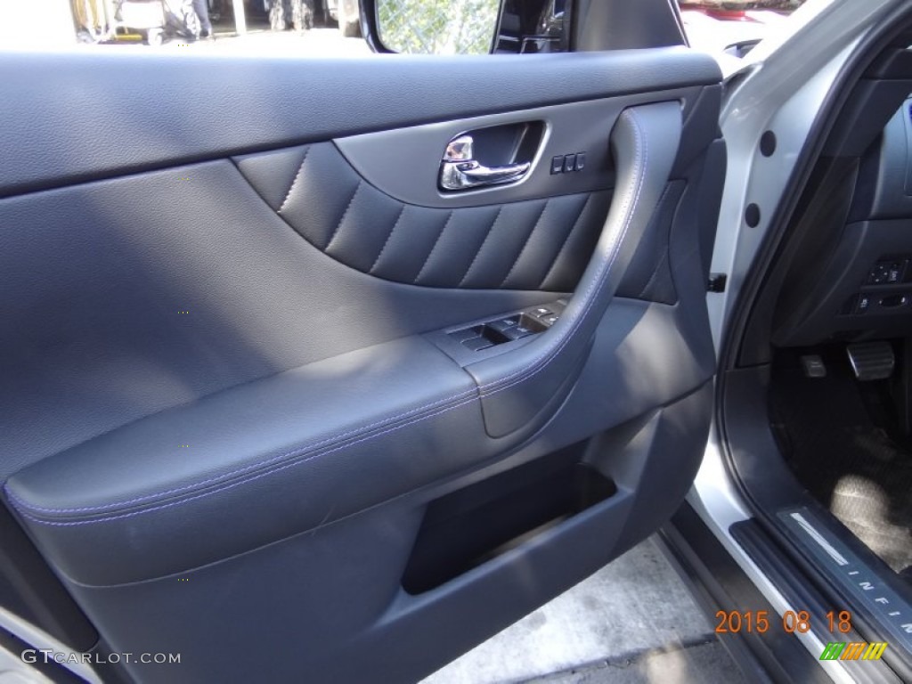 2015 QX70 AWD - Liquid Platinum / Graphite photo #30