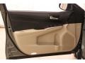 Ivory 2013 Toyota Camry XLE V6 Door Panel