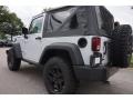 2015 Bright White Jeep Wrangler Willys Wheeler 4x4  photo #2