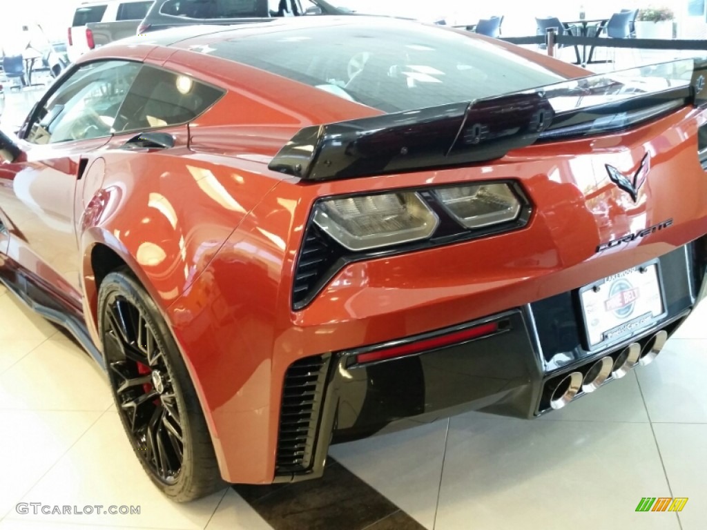 2015 Corvette Z06 Coupe - Daytona Sunrise Orange Metallic / Jet Black photo #5