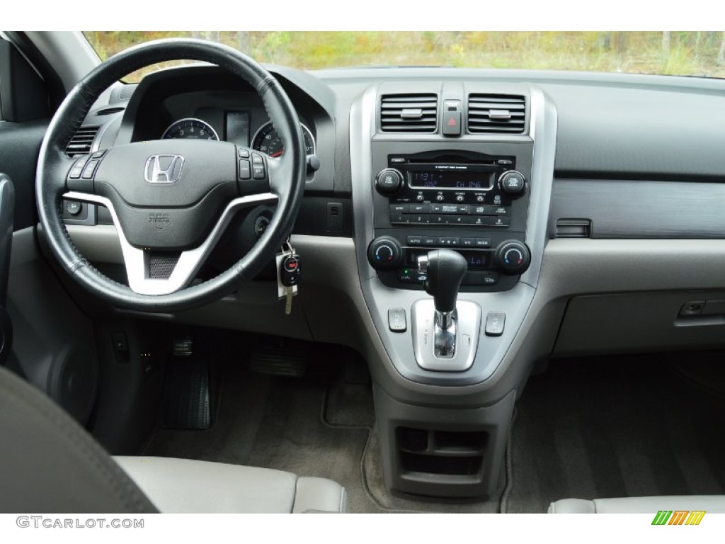 2009 CR-V EX-L 4WD - Taffeta White / Gray photo #5