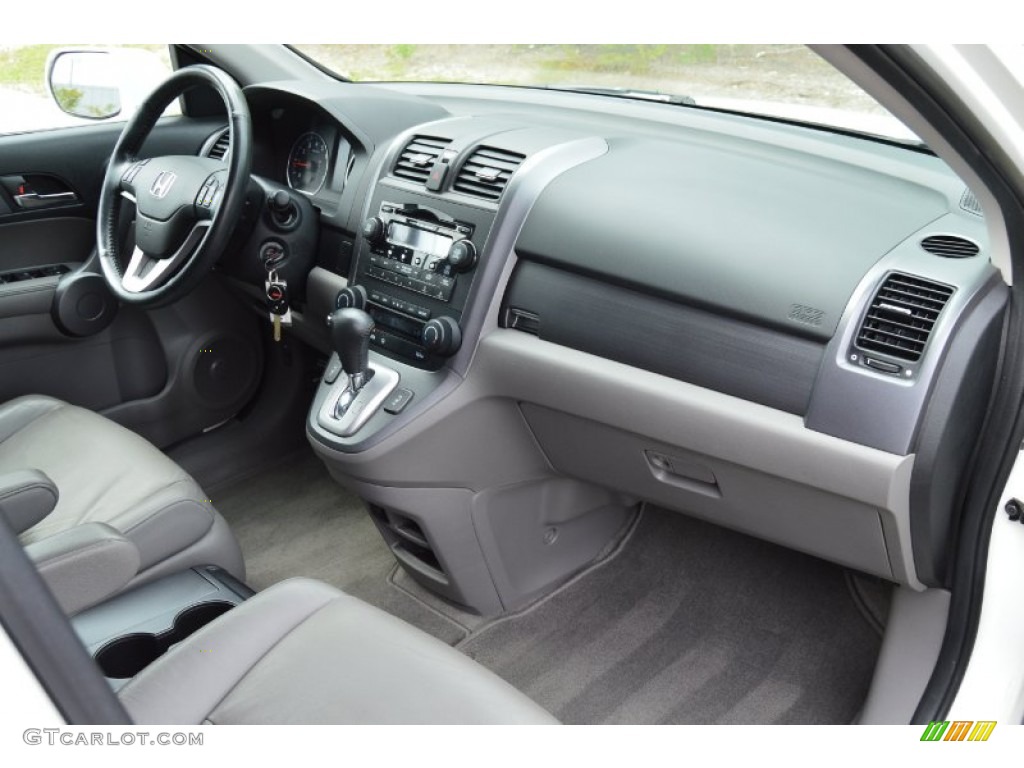 2009 CR-V EX-L 4WD - Taffeta White / Gray photo #15