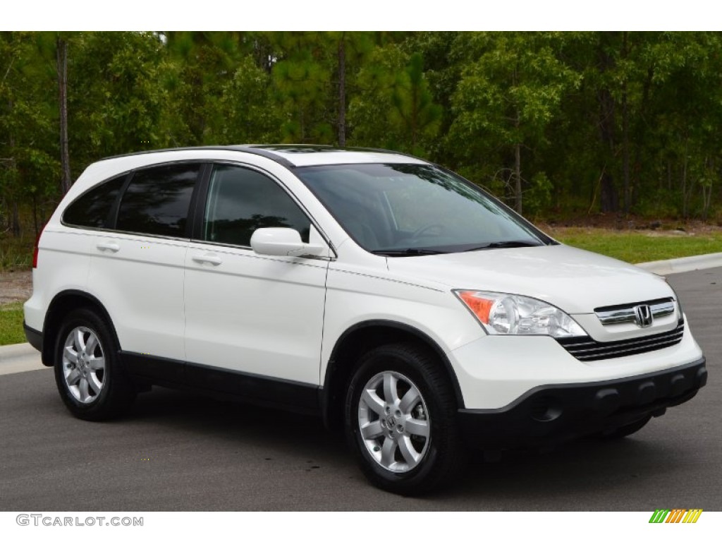 2009 CR-V EX-L 4WD - Taffeta White / Gray photo #25