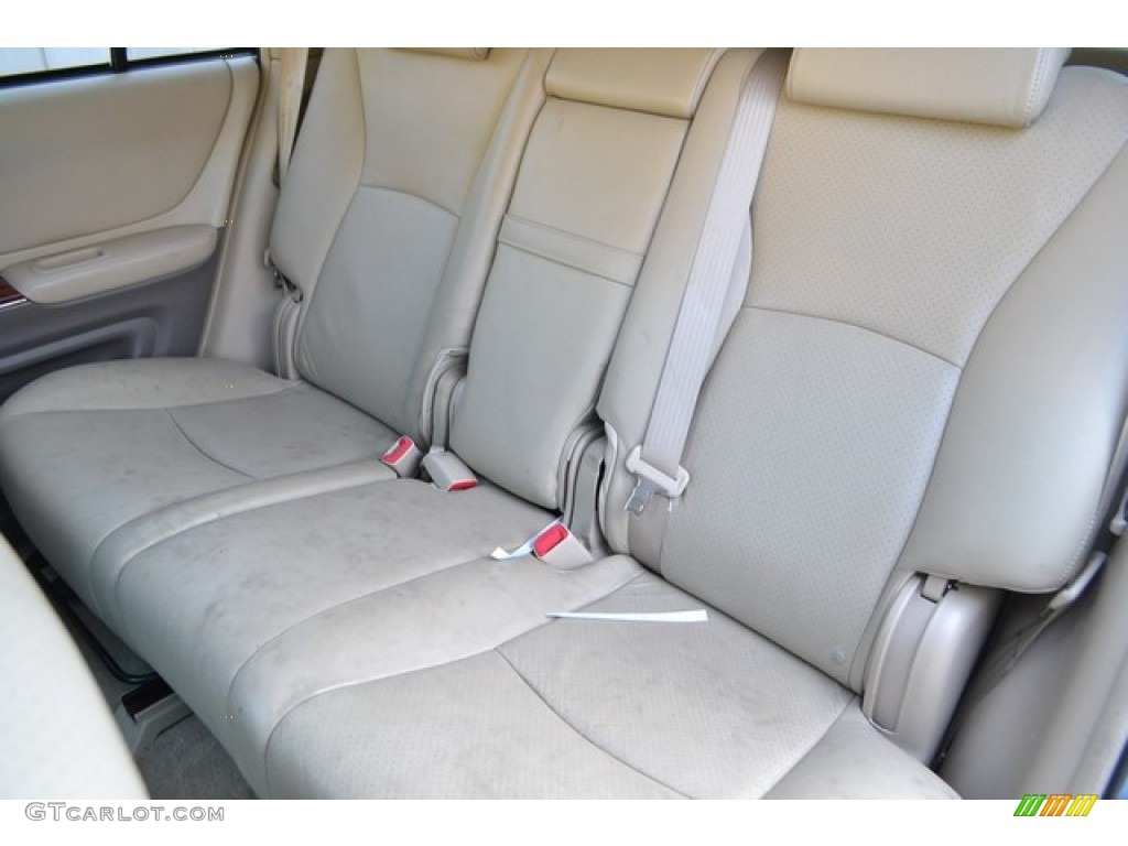 2007 Toyota Highlander V6 4WD Rear Seat Photos