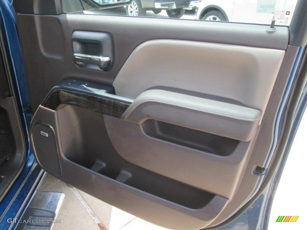 2015 Sierra 1500 Denali Crew Cab - Stone Blue Metallic / Cocoa/Dune photo #5