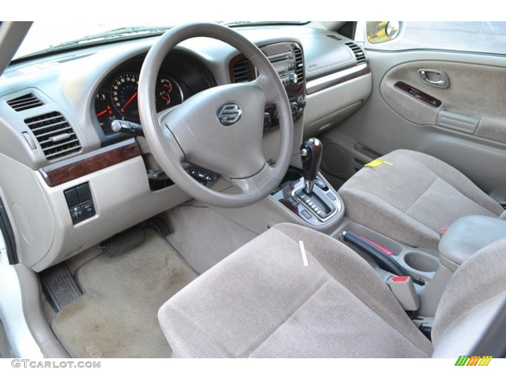 2006 XL7 7 Passenger AWD - White Pearl / Gray photo #7