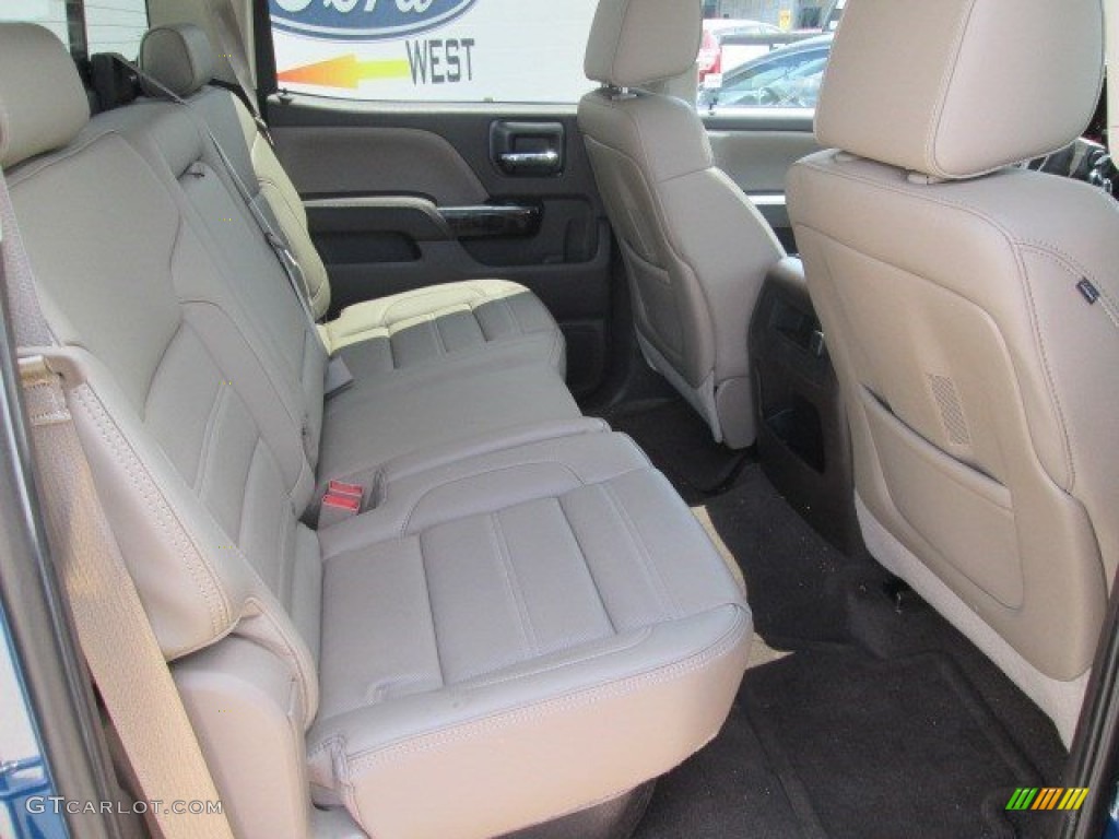 2015 Sierra 1500 Denali Crew Cab - Stone Blue Metallic / Cocoa/Dune photo #11