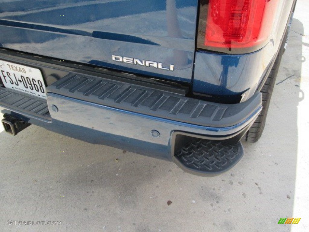 2015 Sierra 1500 Denali Crew Cab - Stone Blue Metallic / Cocoa/Dune photo #13