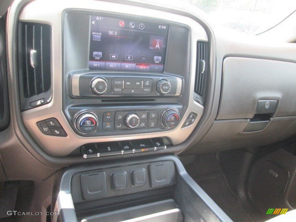 2015 Sierra 1500 Denali Crew Cab - Stone Blue Metallic / Cocoa/Dune photo #19