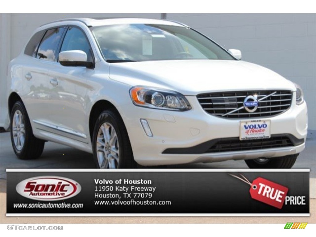 2016 XC60 T5 Drive-E - Crystal White Pearl / Off-Black photo #1