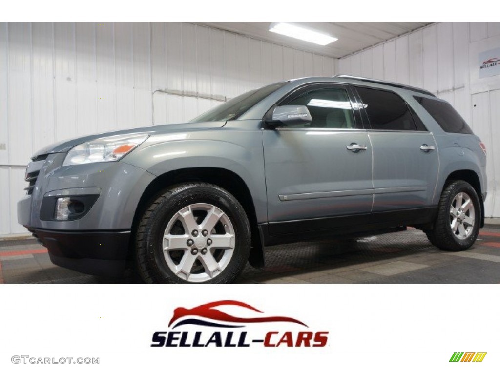 2008 Outlook XR AWD - Ocean Mist / Tan photo #1
