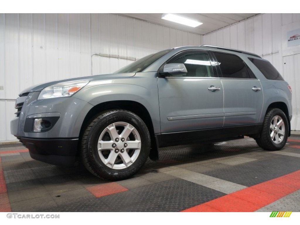 2008 Outlook XR AWD - Ocean Mist / Tan photo #2