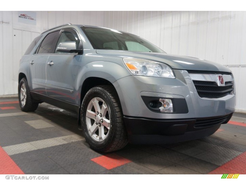 2008 Outlook XR AWD - Ocean Mist / Tan photo #5