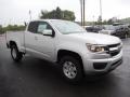 Silver Ice Metallic 2016 Chevrolet Colorado WT Extended Cab 4x4 Exterior