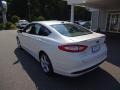 2016 White Platinum Tri-Coat Metallic Ford Fusion SE  photo #5