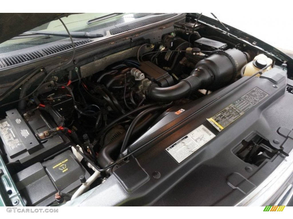 2002 F150 XLT SuperCab - Dark Highland Green Metallic / Medium Graphite photo #36