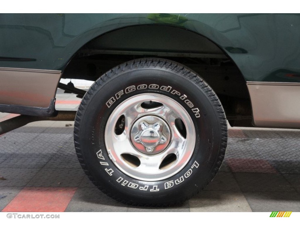 2002 F150 XLT SuperCab - Dark Highland Green Metallic / Medium Graphite photo #48