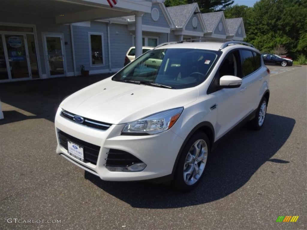 2016 Escape Titanium 4WD - White Platinum Metallic / Charcoal Black photo #3