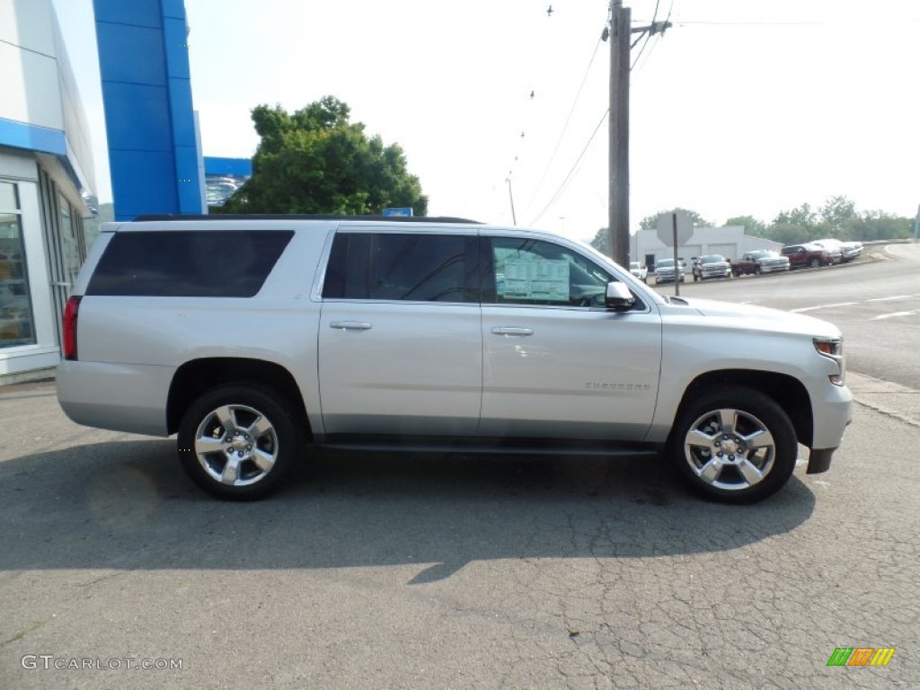 Silver Ice Metallic 2016 Chevrolet Suburban LT 4WD Exterior Photo #106475416