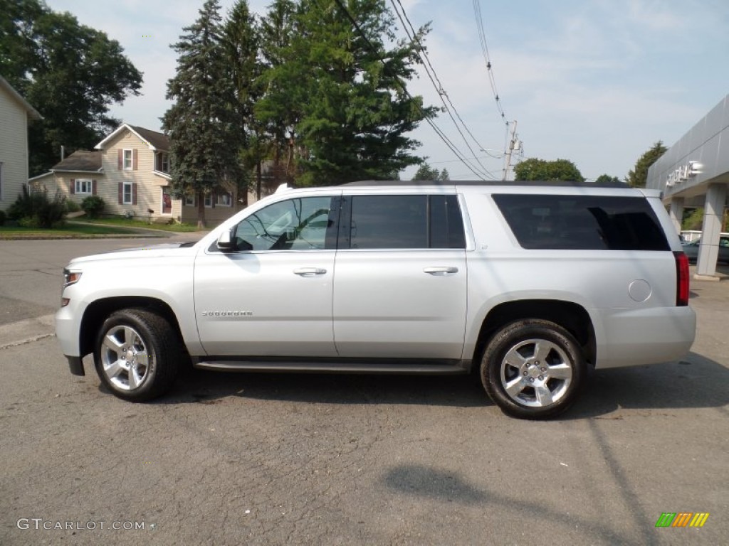 Silver Ice Metallic 2016 Chevrolet Suburban LT 4WD Exterior Photo #106475473