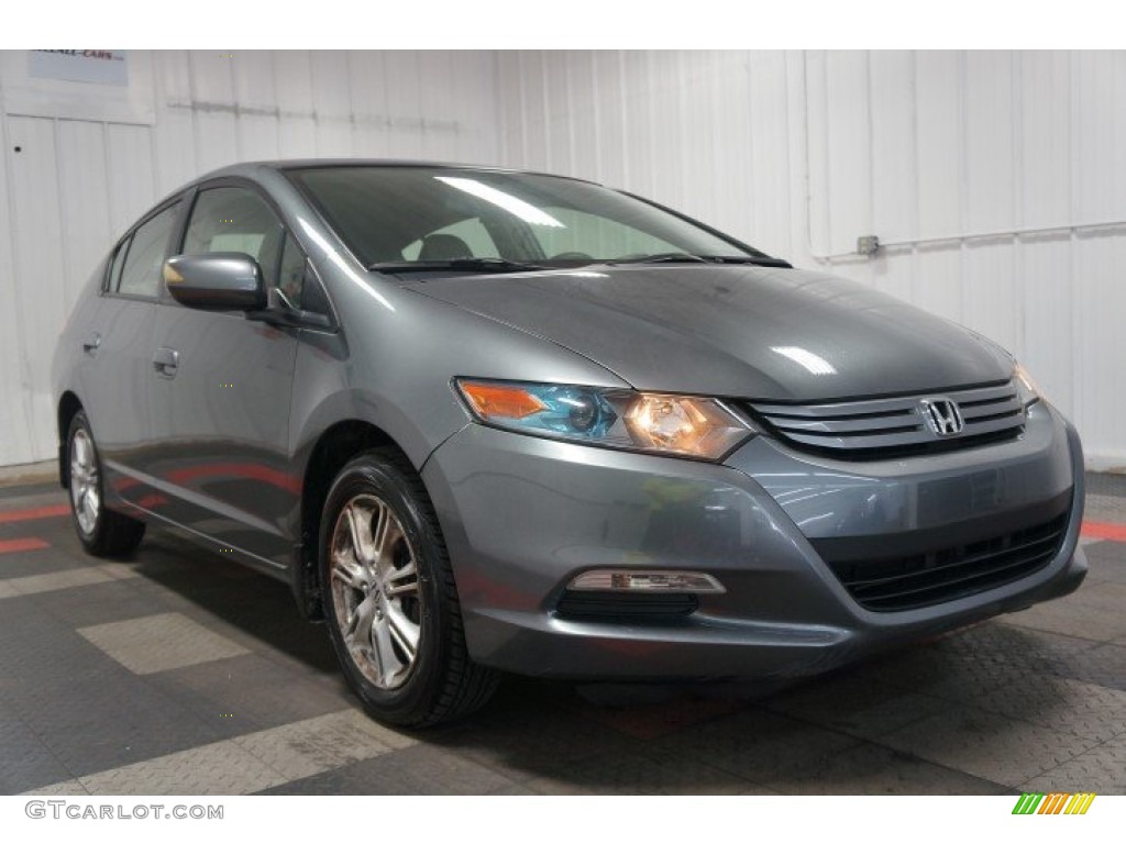 2010 Insight Hybrid EX - Polished Metal Metallic / Blue photo #5