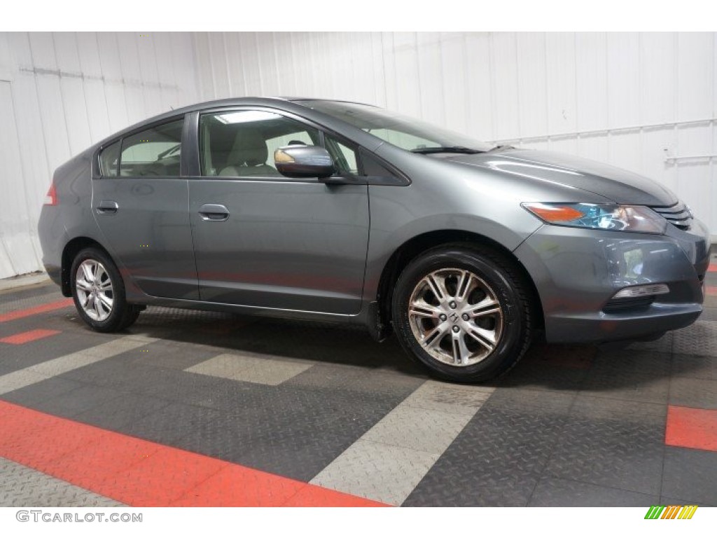 2010 Insight Hybrid EX - Polished Metal Metallic / Blue photo #6