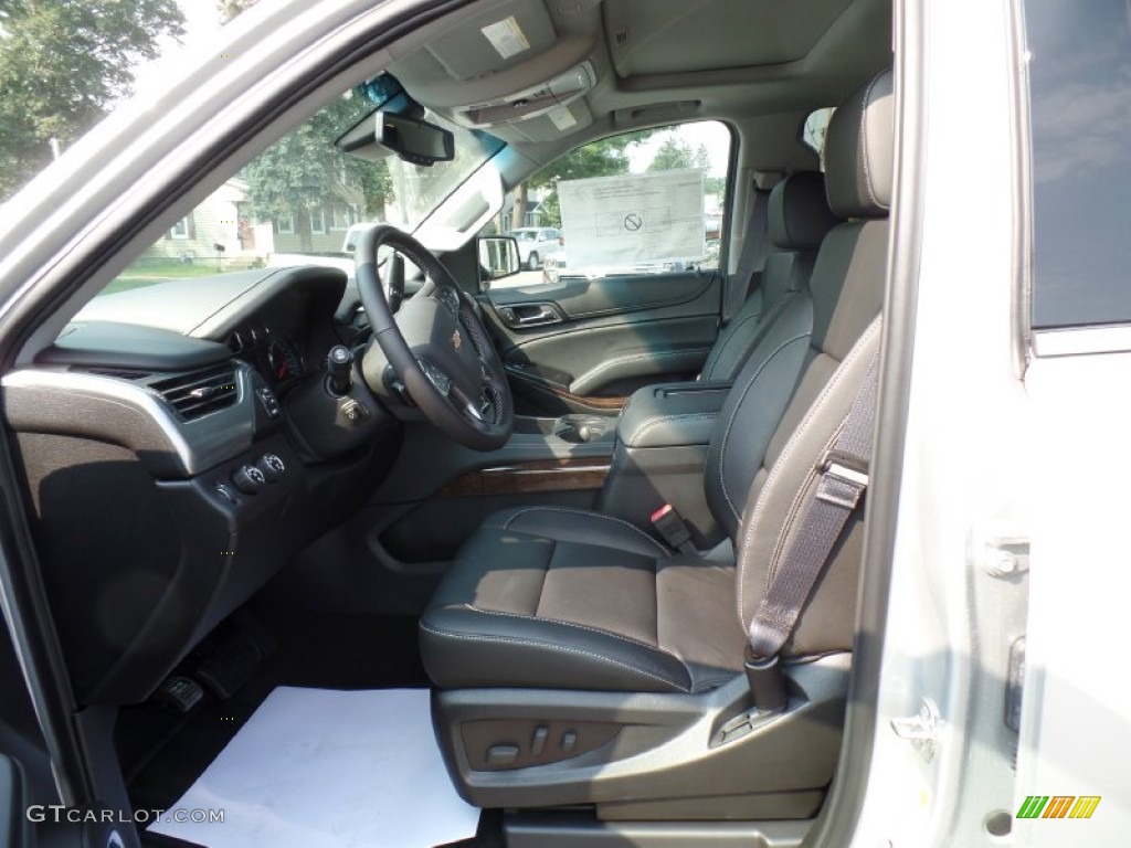 Jet Black Interior 2016 Chevrolet Suburban LT 4WD Photo #106475605