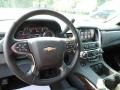 Jet Black 2016 Chevrolet Suburban LT 4WD Steering Wheel
