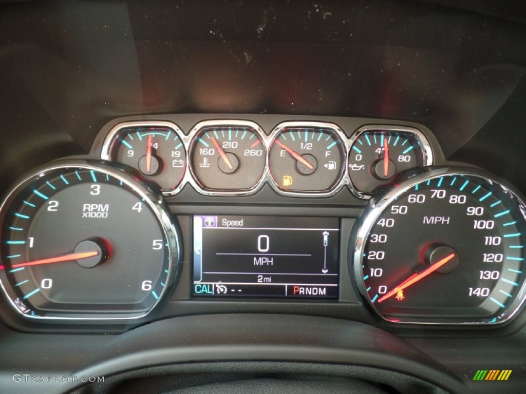 2016 Chevrolet Suburban LT 4WD Gauges Photo #106475725