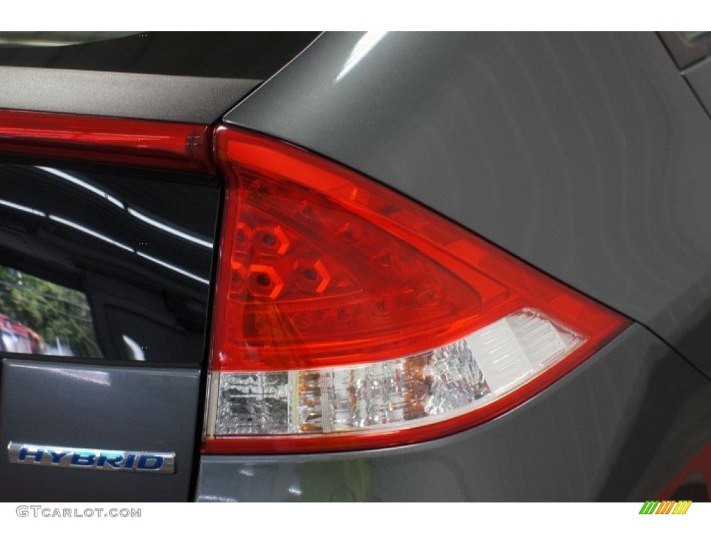 2010 Insight Hybrid EX - Polished Metal Metallic / Blue photo #51